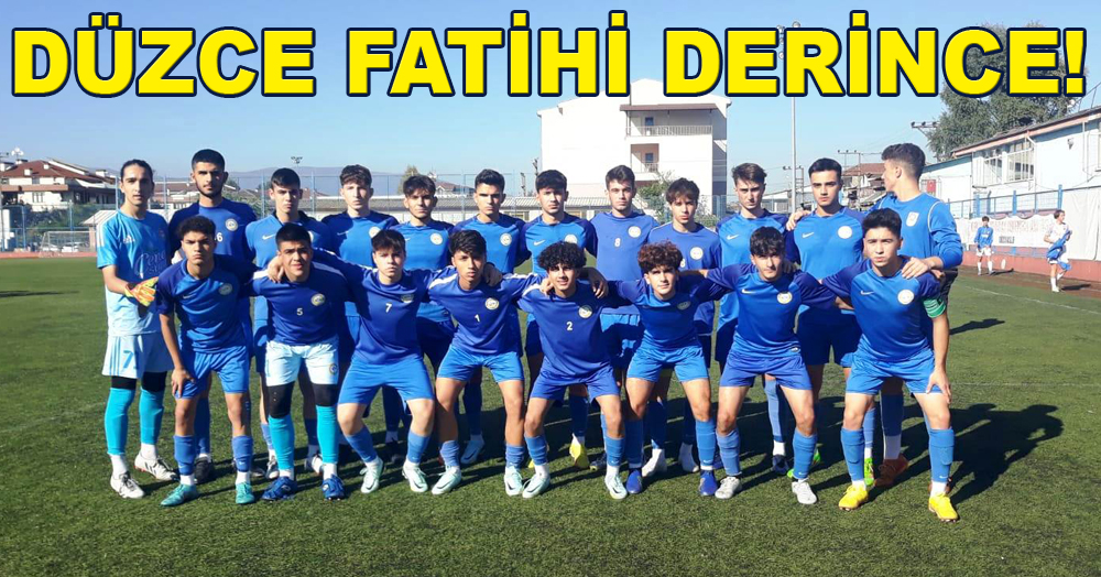 Belediye Derince U-17, Düzce’den zaferle döndü! “0-1”