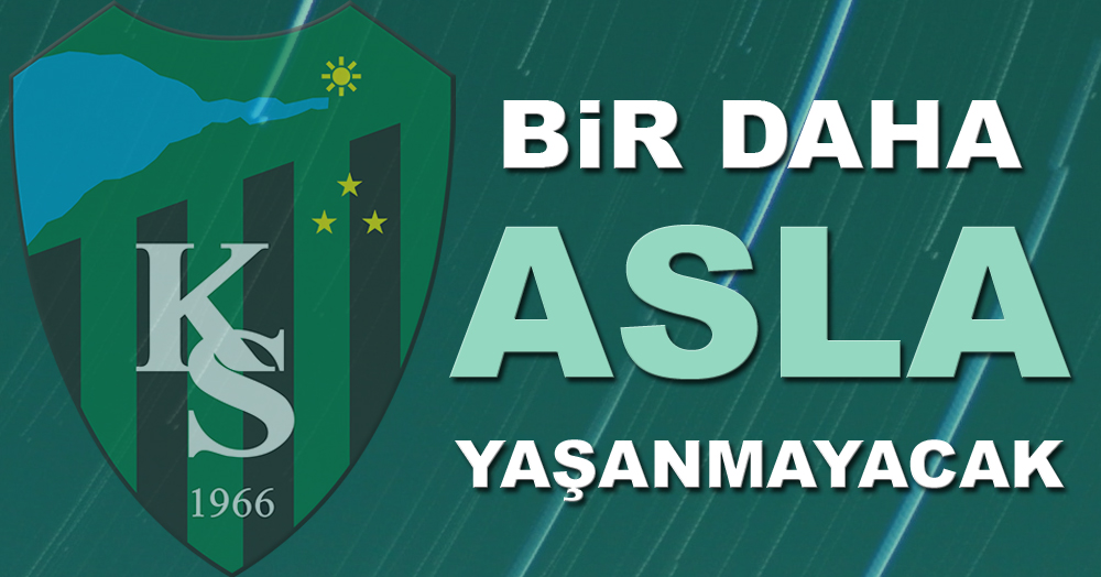 Kocaelispor Kulübü: Bir daha asla yaşanmayacak
