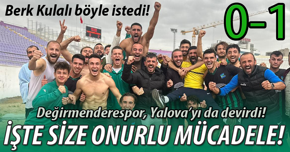 Değirmenderespor’un onurlu mücadelesine şapka çıkarılır! “0-1”