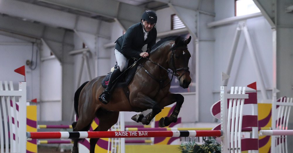 Binicililer şov yaptı