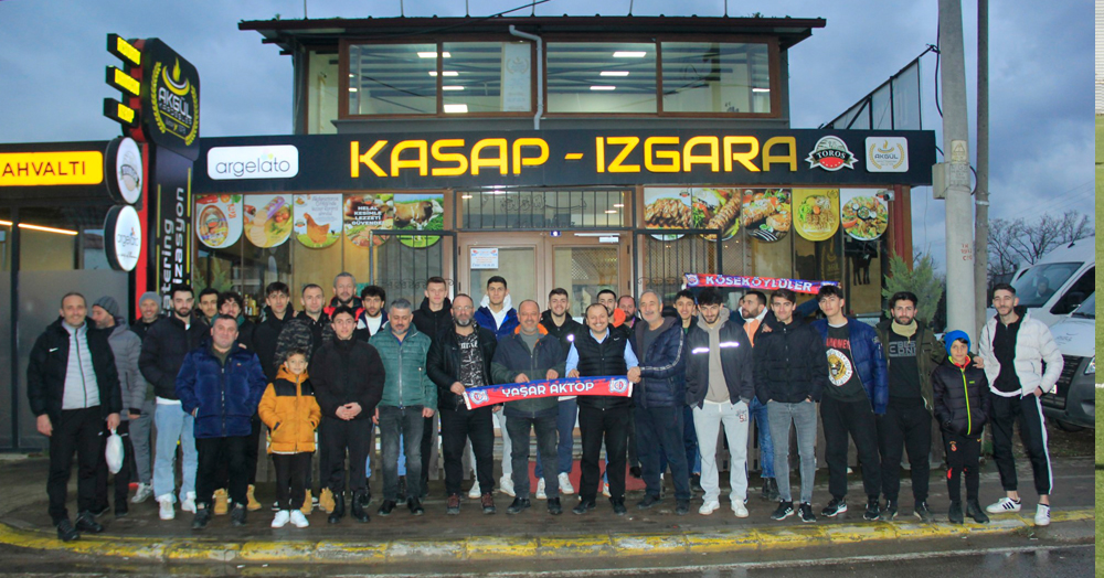 Köseköy Ateşspor, Muhtar Aktop’un konuğu oldu