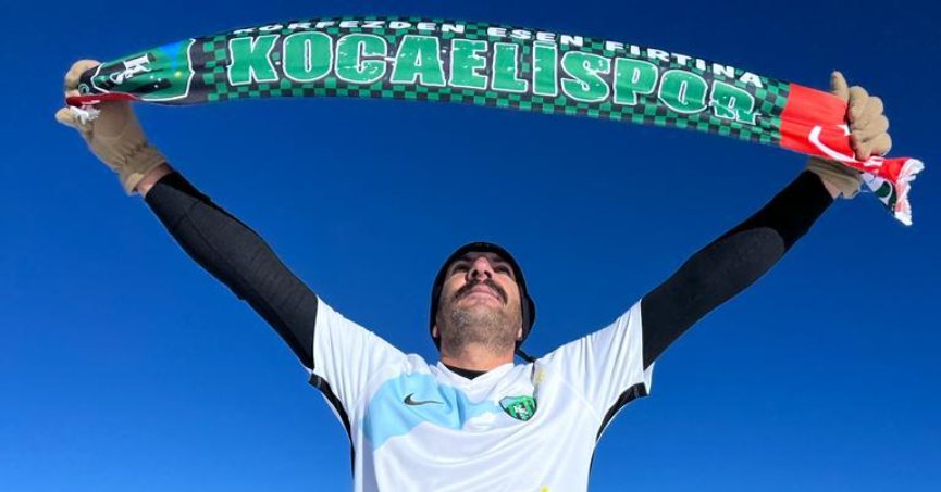 İzmitli dağcı Murat Yıldırıcı ZİRVEDEN bildiriyor