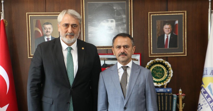 KASKF Başkanı Murat Aydın, Vali Aktaş’ı ağırladı