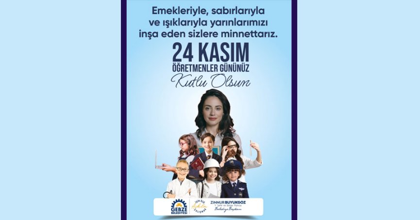 Zinnur Büyükgöz: Öğretmenlerimizin yüreğiyle inşa ettiği bu ülkenin geleceğine birlikte umutla bakıyoruz!