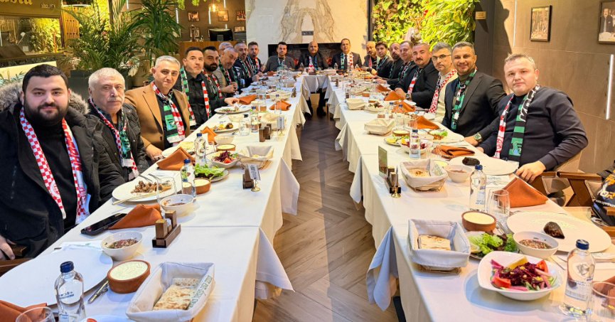 Başkanlar dostluk yemeğinde bir araya geldi