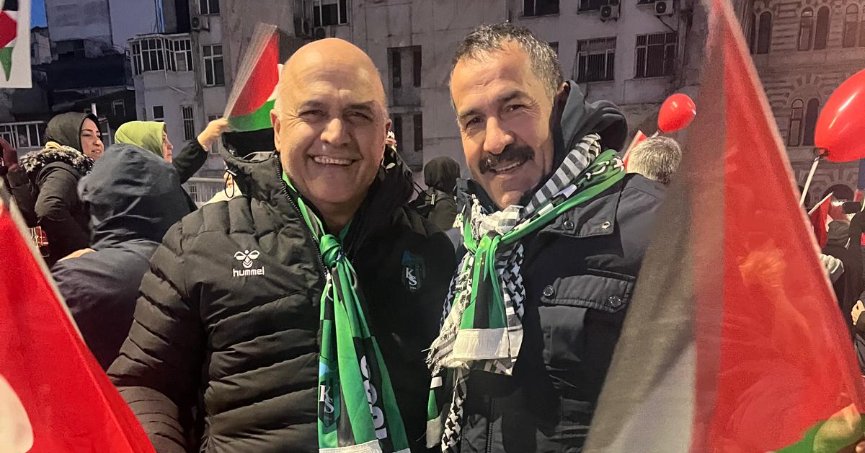 Recep Durul’dan Filistin’e destek!