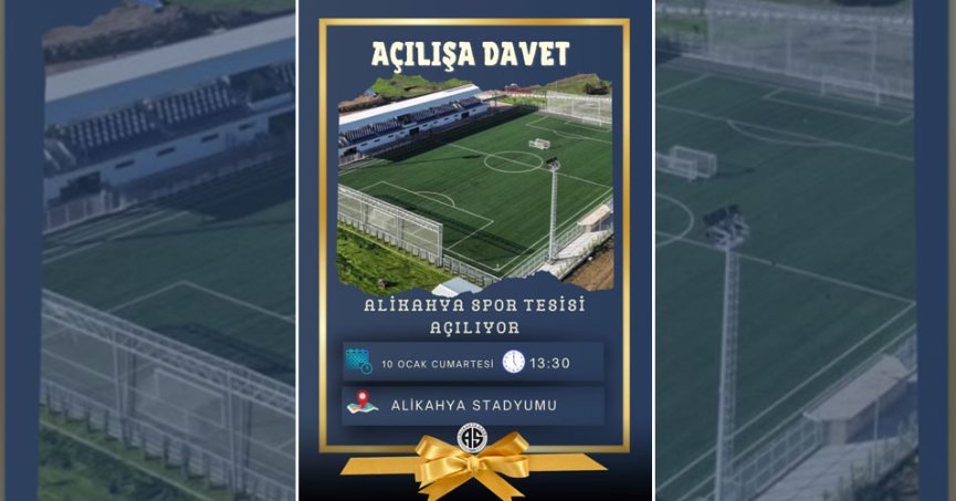 Bu kez erteleme yok! Alikahya Spor Tesisi kapılarını açıyor!