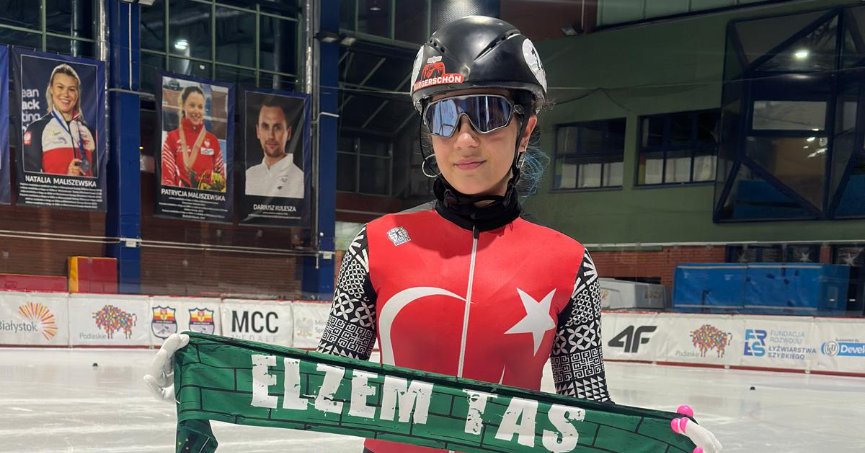 Milli yıldızımız Elzem Taş, Kocaelispor atkısı ile Polonya’dan selam gönderdi!