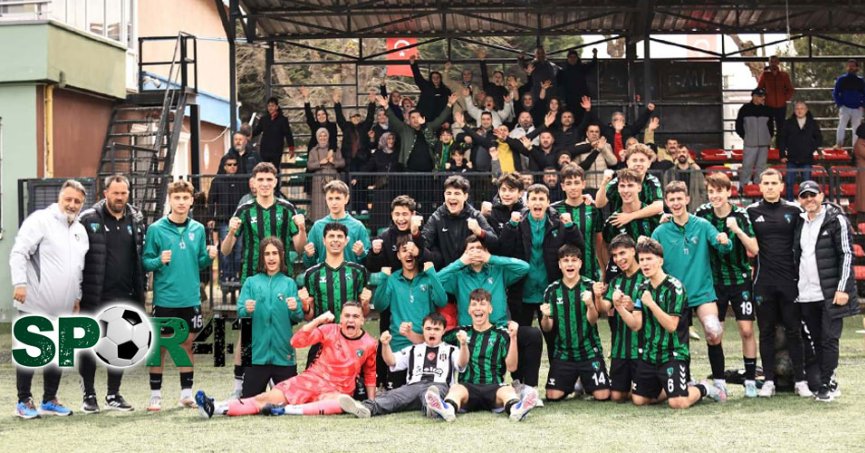 Kocaelispor U-15 turladı! “3-2”