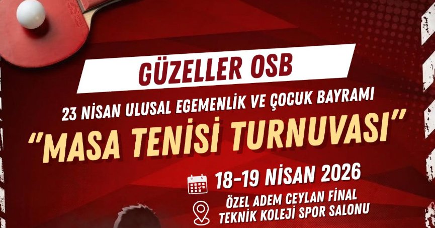 Masa tenisi heyecanı yaşanacak