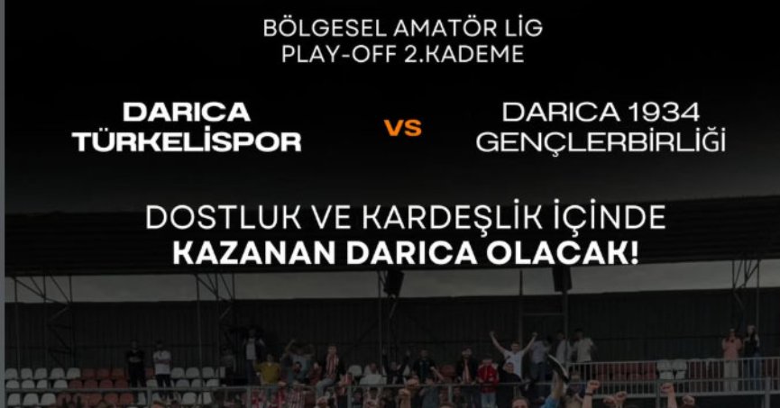 Kazanan Darıca olacak!