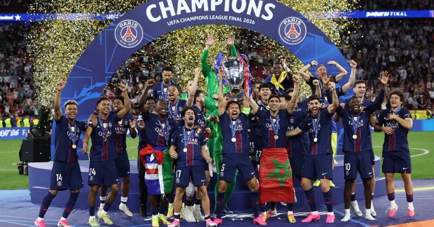 Şampiyonlar Ligi kupası Paris’in! “5-4”