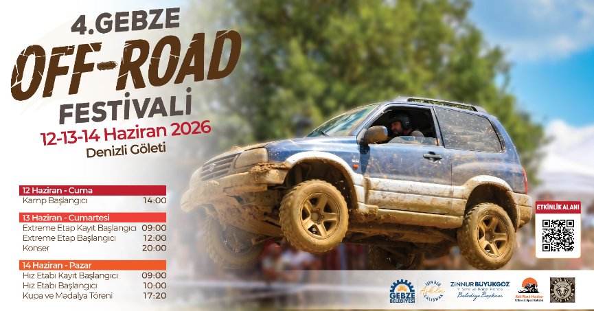 Gebze Belediyesi Off-Road Festivali nefes kesecek!