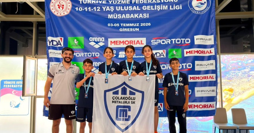 Çolakoğlu Metalurji’nin yüzücüleri göz kamaştırdı