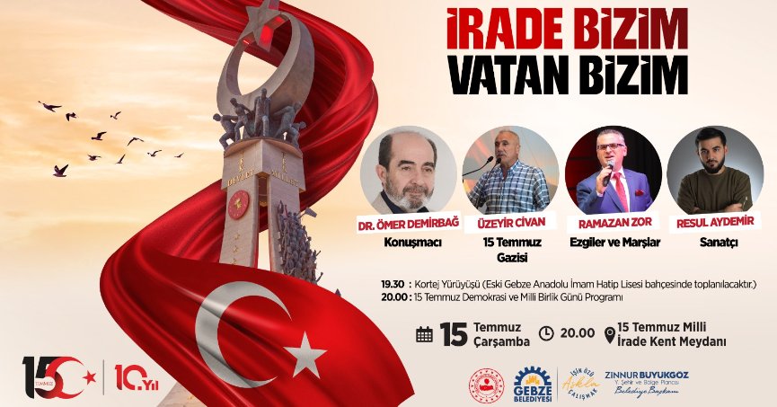 Başkan Büyükgöz’den çok anlamlı 15 Temmuz Mesajı