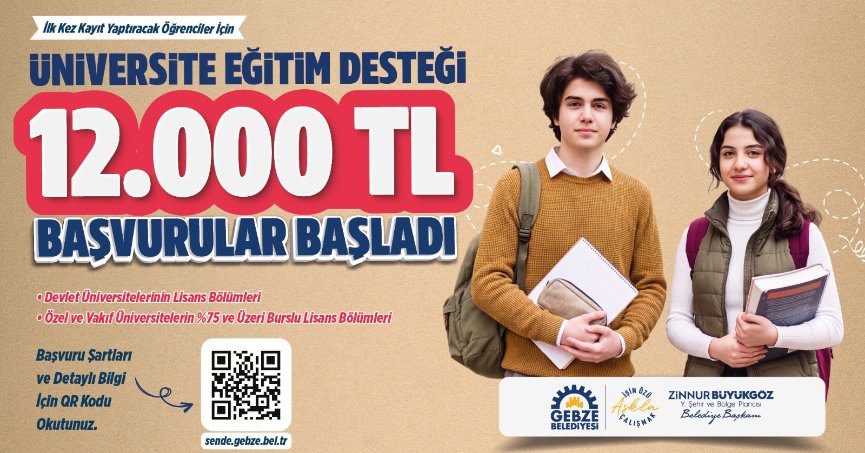 Zinnur Büyükgöz'den üniversite eğitim desteği 