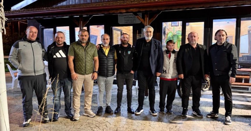 Doğantepespor, Murat Aydın ve yönetimini ağırladı