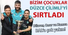 Bizim çocuklar Çilimli’yi sırtladı!