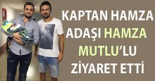 Hamza Mutlu, adaşını ziyaret etti.