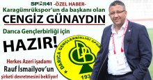 Cengiz Günaydın, Darıca GB için HAZIR!