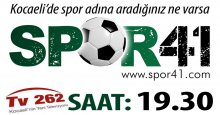 Spor41’de bu akşam!