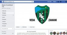 Başka Kocaelispor Yok sayfası da veda ediyor