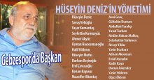 Gebzespor’da başkan Hüseyin Deniz 
