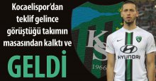 Kocaelispor'dan teklif olunca hiç düşünmedi