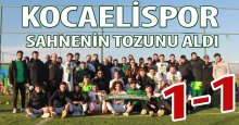 Kocaelispor sahnenin tozunu aldı! “1-1