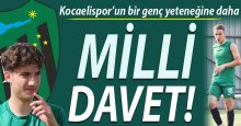 Kocaelisporlu bir gence daha milli davet!