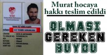 Olması gereken buydu