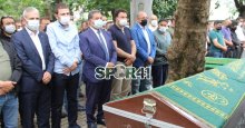 Harun Kaya, kayınpederini ebediyete uğurladı  