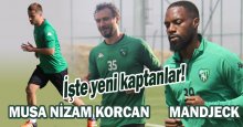İşte Kocaelispor’un yeni kaptanları