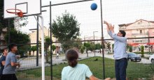 Başkan Kocaman’ın basketbol sevgisi!