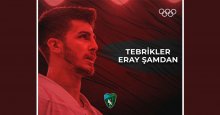 Kocaelispor’dan Eray Şamdan’a kutlama