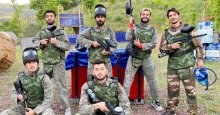 Doğantesporlu futbolculardan paintball keyfi!