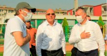Büyükakın'dan Samsunspor maçı öncesi moral ziyareti