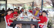 Efsaneler ve taraftarlar kahvaltıda buluştu!