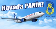 Havada panik anları!