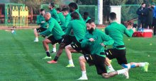 Yüksek konsantrasyonla Bursaspor maçına hazırlanıyoruz