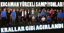 Başkan Kocaman şampiyon Kartepe’nin ustaları ile buluştu