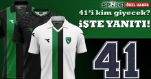 41’i giyecek olan futbolcu belli oldu!