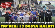 Belediye Derincespor’da yönetim taşın altına gövdesini koydu! Ödemeler tamam!