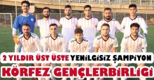Üst üste 2 yıldır yenilgisiz şampiyon! Körfez Gençlerbirliği !!! “4-0”