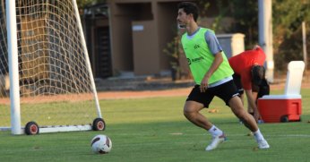 Burak Öksiz ilk antrenmana çıktı