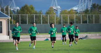 Kocaelispor’da 4 genç A takım antrenmanında