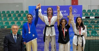 Körfezli 2 tekvandocudan şampiyonluk geldi