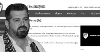 TFF, merhum Ekrem Can için taziye mesajı yayınladı