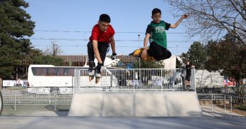 Doğu Kışla’da kay kay keyfi! 