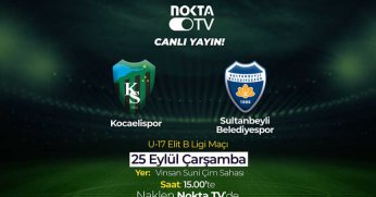Gençlerin maçı Nokta TV’den yayınlanacak